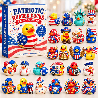 Patriotic Rubber Ducks Advent Calendar 2026 GFTONPT1020