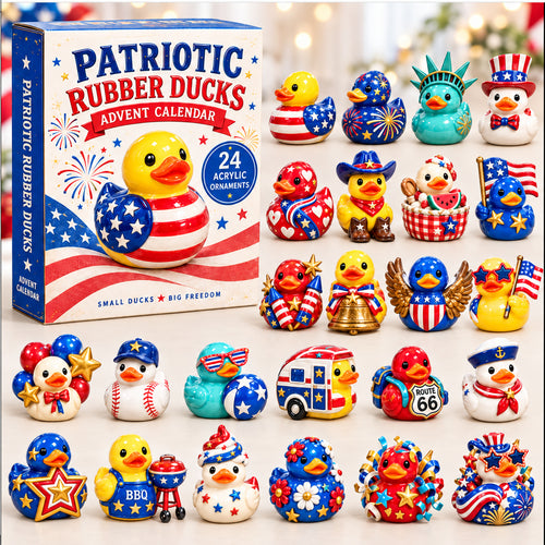 Patriotic Rubber Ducks Advent Calendar 2026 GFTONPT1020
