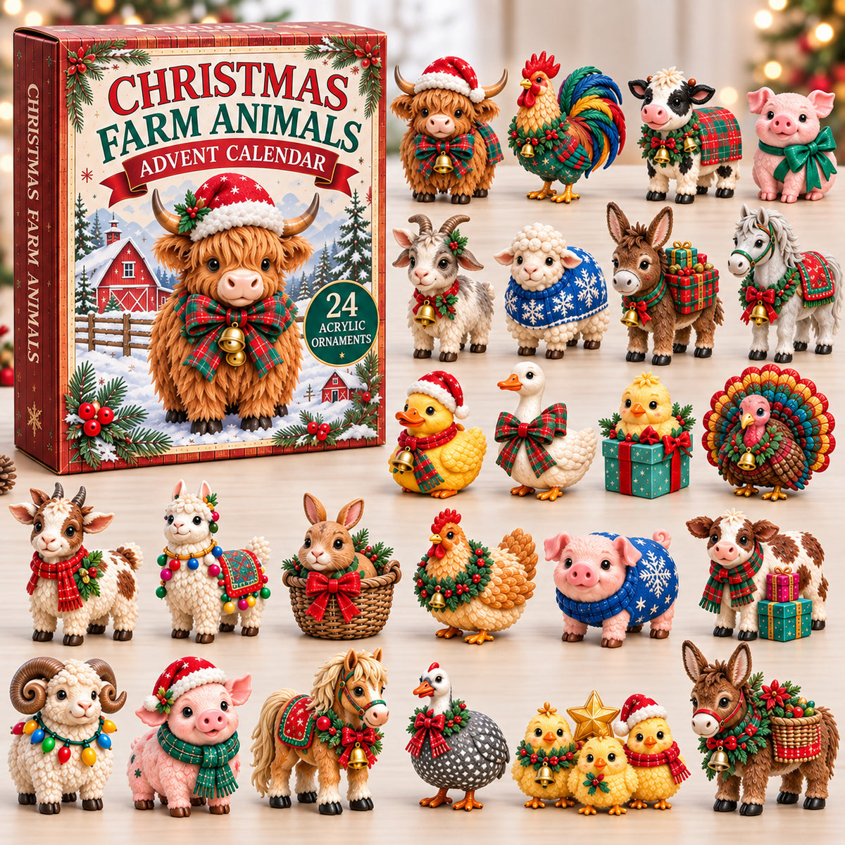 Christmas Farm Animals Advent Calendar 2026 GFTONPT1024