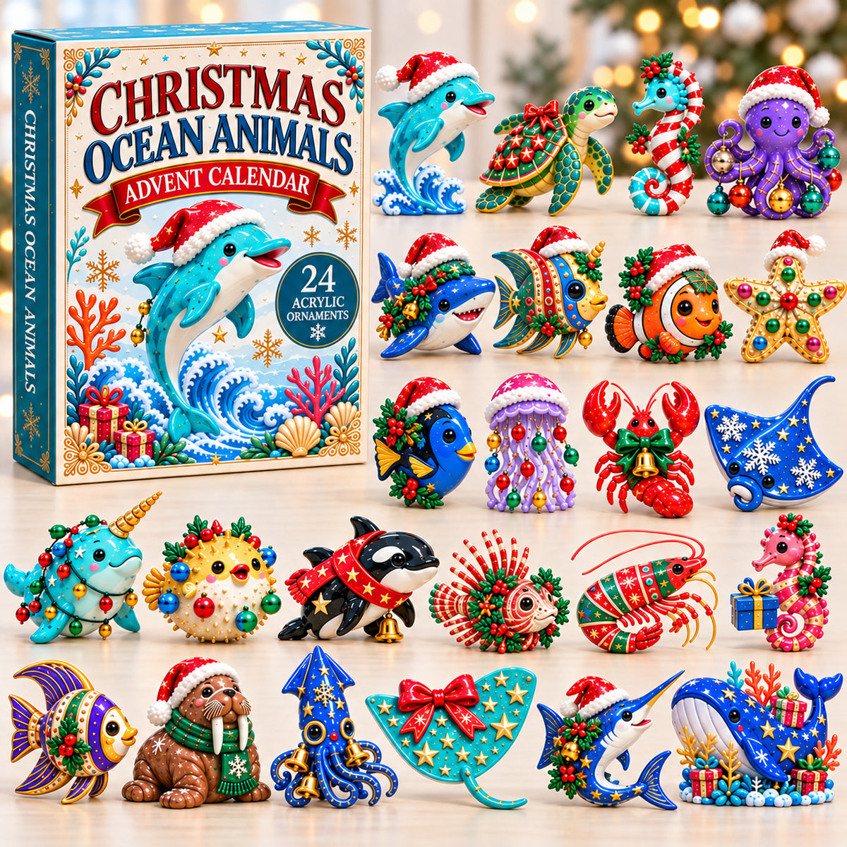 Christmas Ocean Animals Advent Calendar 2026 GFTONPT1026