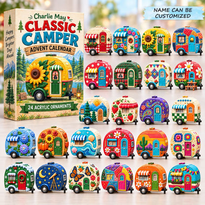 Custom Name Classic Camper Advent Calendar 2026 QTCUZ GFTONPT1039