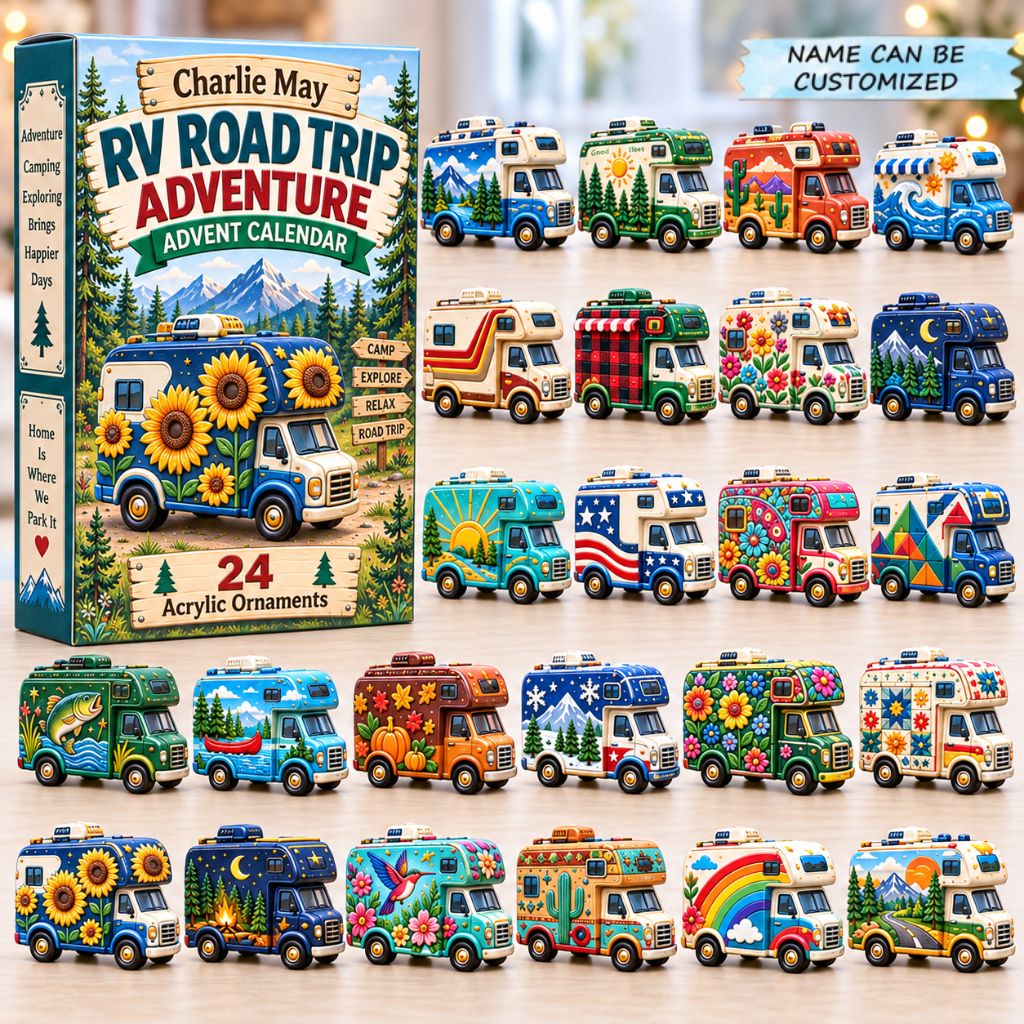 Custom Name RV Motorhome Advent Calendar 2026 QTCUZ GFTONPT1040