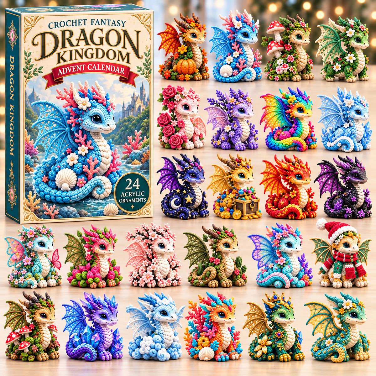 Crochet Fantasy Dragon Advent Calendar 2026 GFTONPT1064