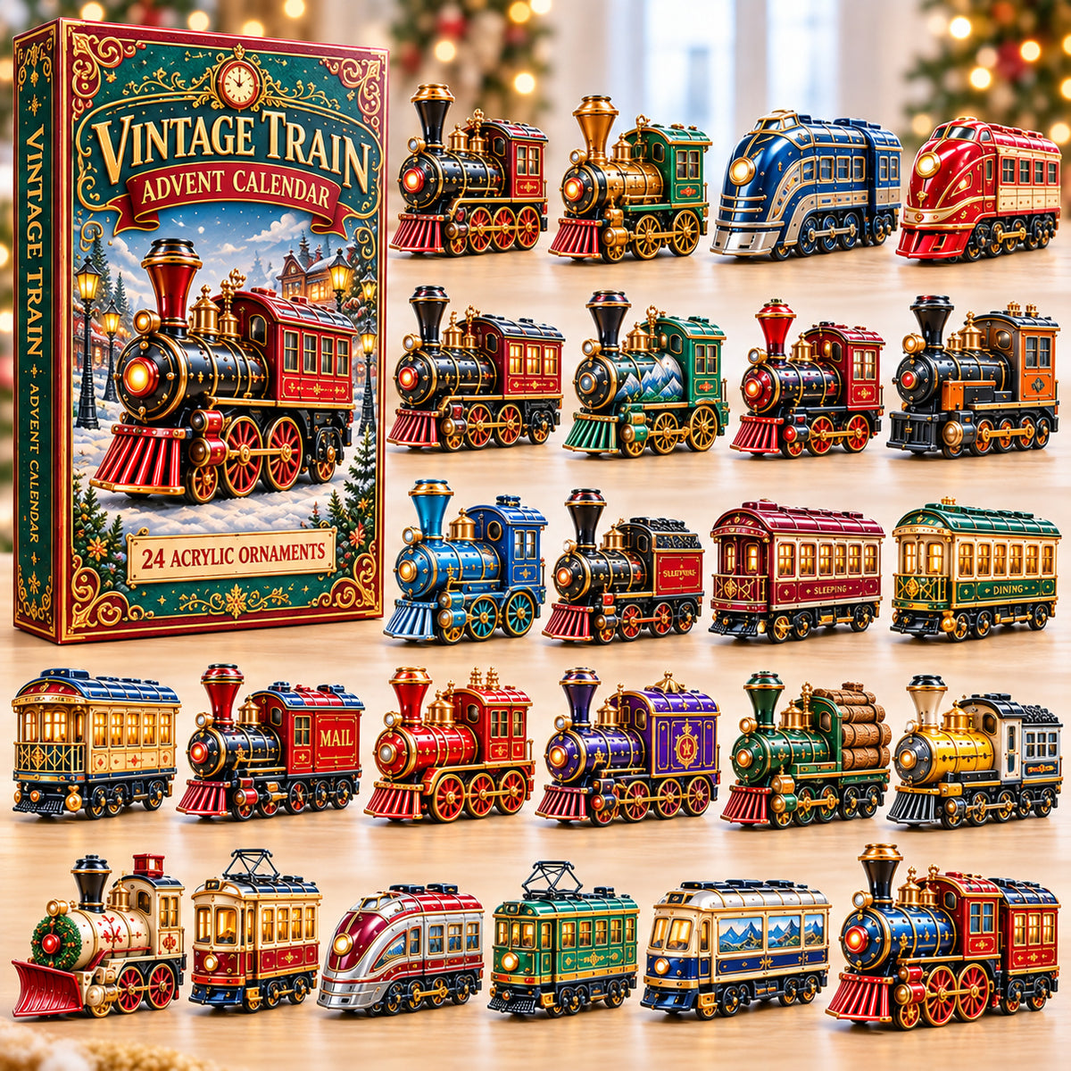 Vintage Train Advent Calendar 2026 GFTONPT1071