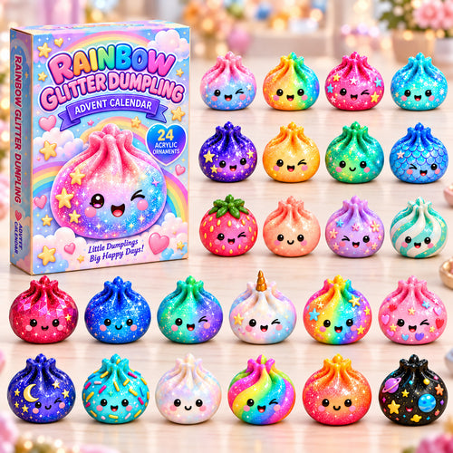 Rainbow Glitter Dumpling Advent Calendar 2026 GFTONPT1114