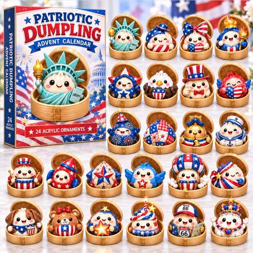Dumpling Patriotic Advent Calendar 2026 GFTONPT1154
