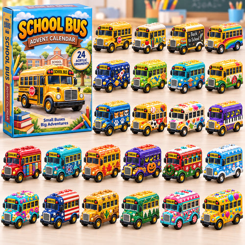 School Bus Advent Calendar 2026 GFTONPT1159