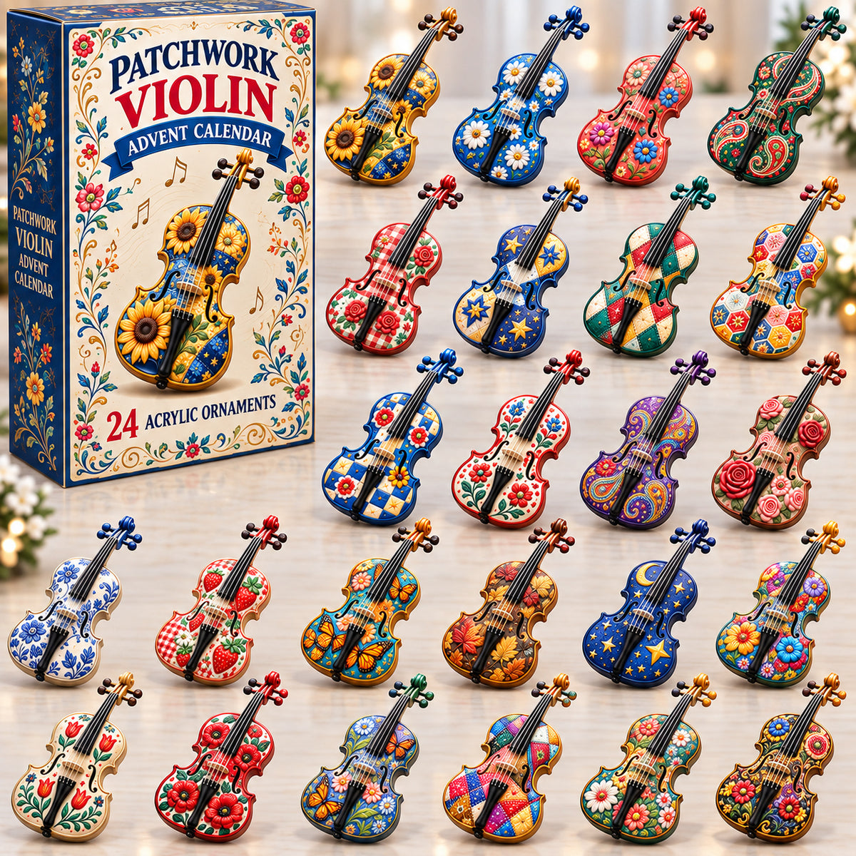 Patchwork Violin Advent Calendar 2026 GFTONPT1245