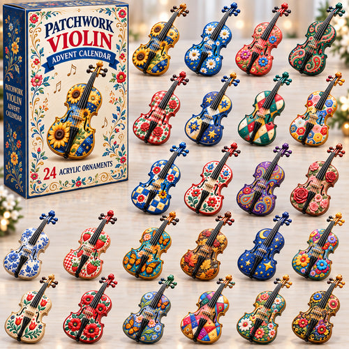Patchwork Violin Advent Calendar 2026 GFTONPT1245