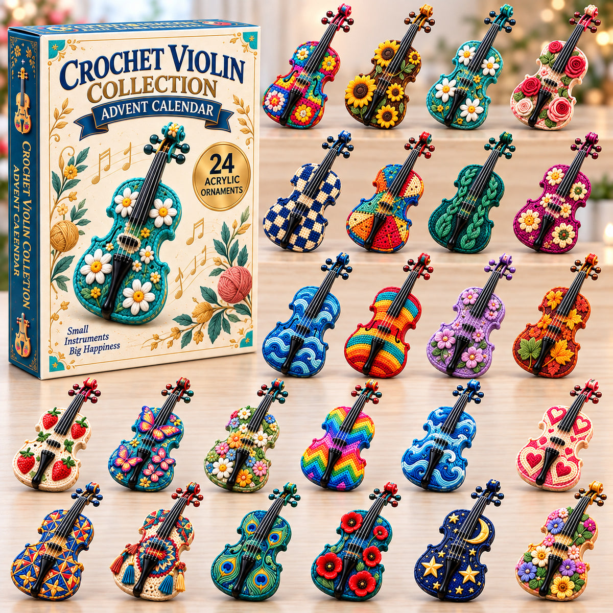 Crochet Violin Advent Calendar 2026 GFTONPT1248