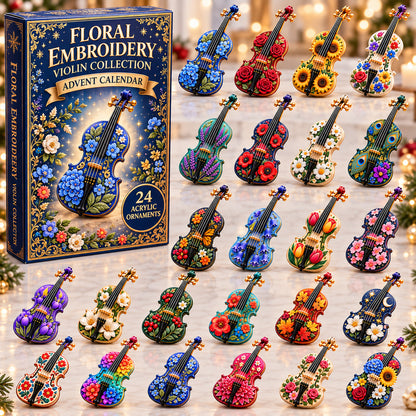 Floral Violin Advent Calendar 2026 GFTONPT1249