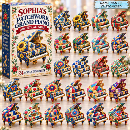Personalized Piano Lover Advent Calendar 2026 QTCUZ GFTONPT1251