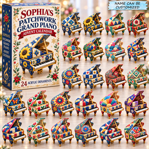 Personalized Piano Lover Advent Calendar 2026 QTCUZ GFTONPT1251