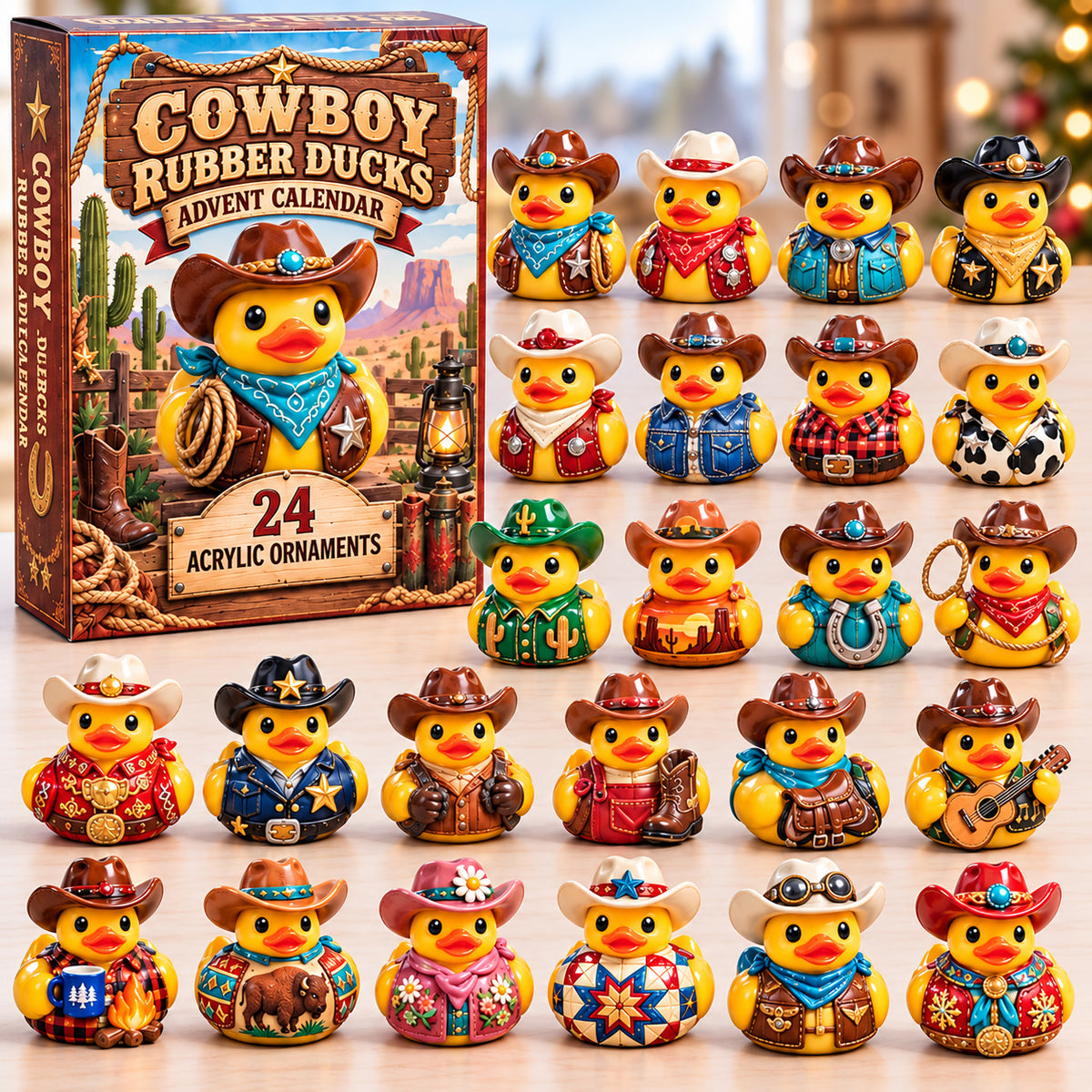 Cowboy Rubber Ducks Advent Calendar 2026 GFTONPT1278