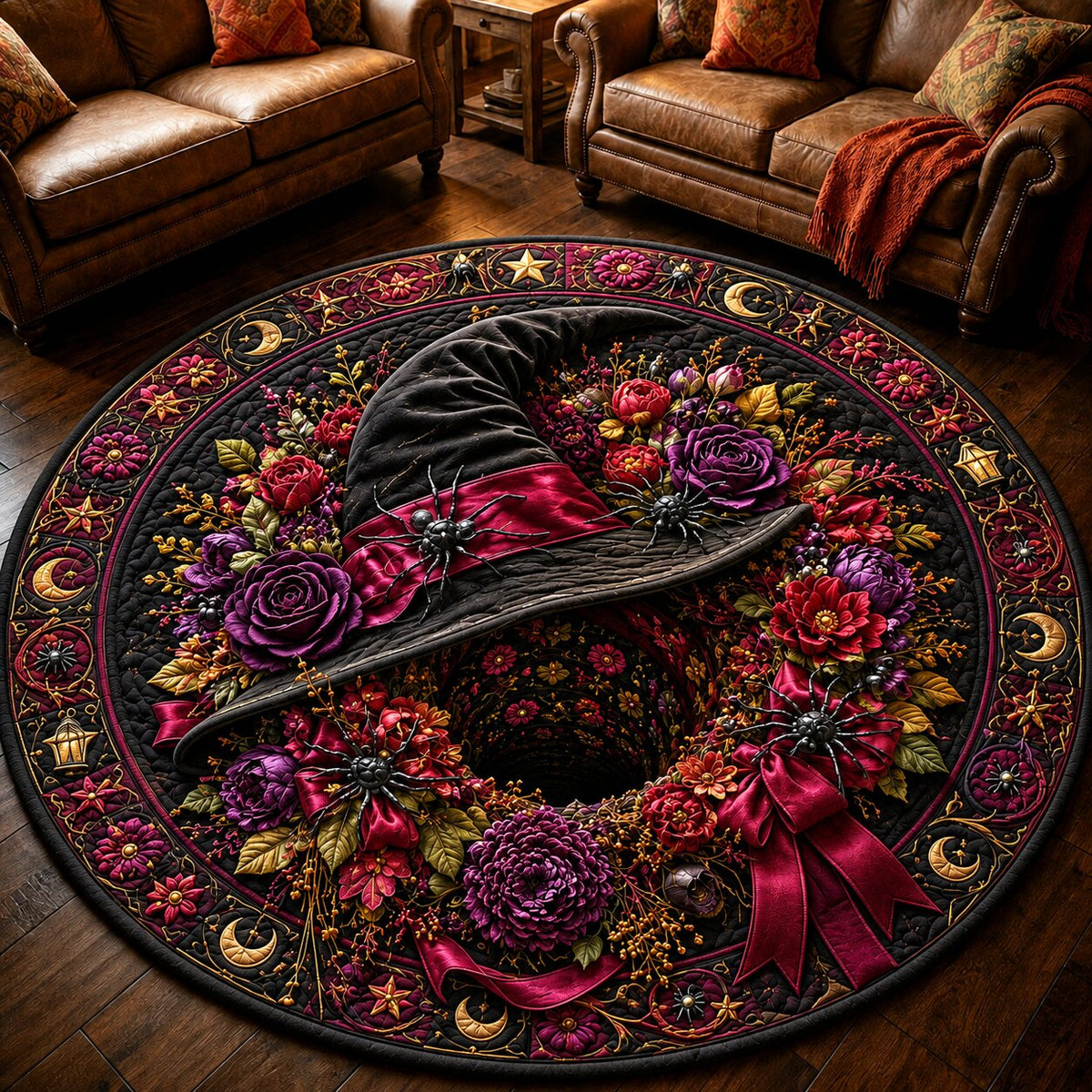 Witch Hollow Quilted Round Mat GFTONPT128