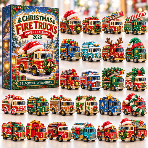 Christmas Fire Trucks Advent Calendar 2026 GFTONPT1298