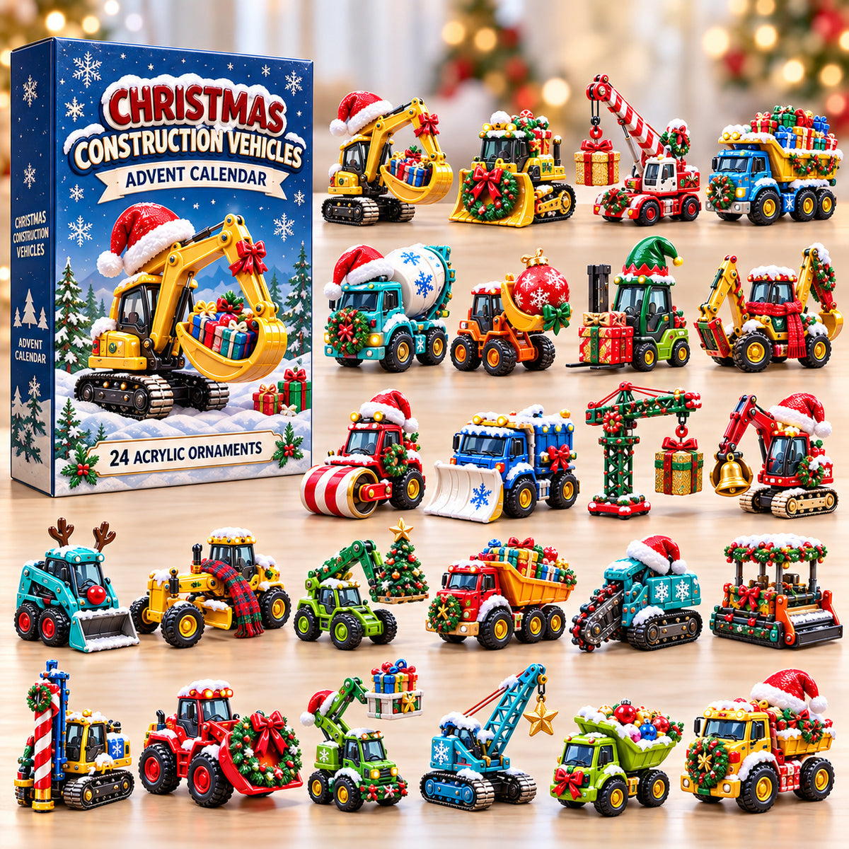 Christmas Constructive Vehicles Advent Calendar 2026 GFTONPT1301