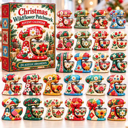 Christmas Patchwork Baking Mixer Advent Calendar 2026 GFTONPT1312