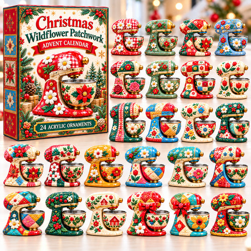 Christmas Patchwork Baking Mixer Advent Calendar 2026 GFTONPT1312