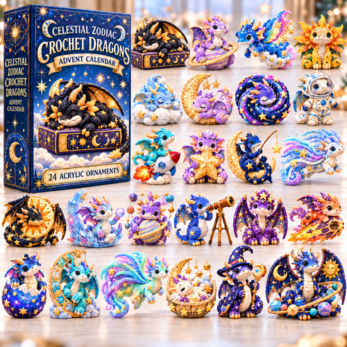 Zodiac Crochet Dragon Advent Calendar 2026 GFTONPT1361