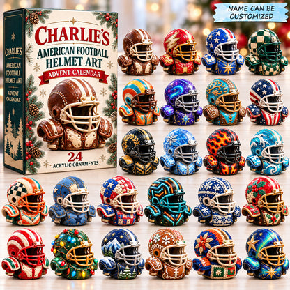 Personalized Football Collection Advent Calendar 2026 QTCUZ GFTONPT1369