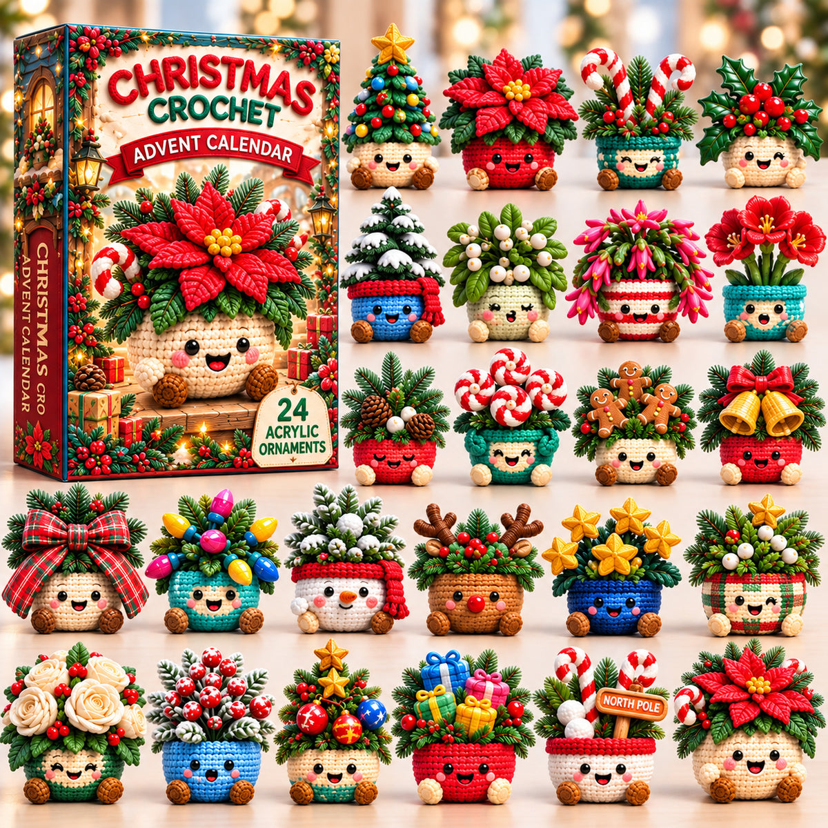 Christmas Crochet Pot Advent Calendar 2026 GFTONPT1407