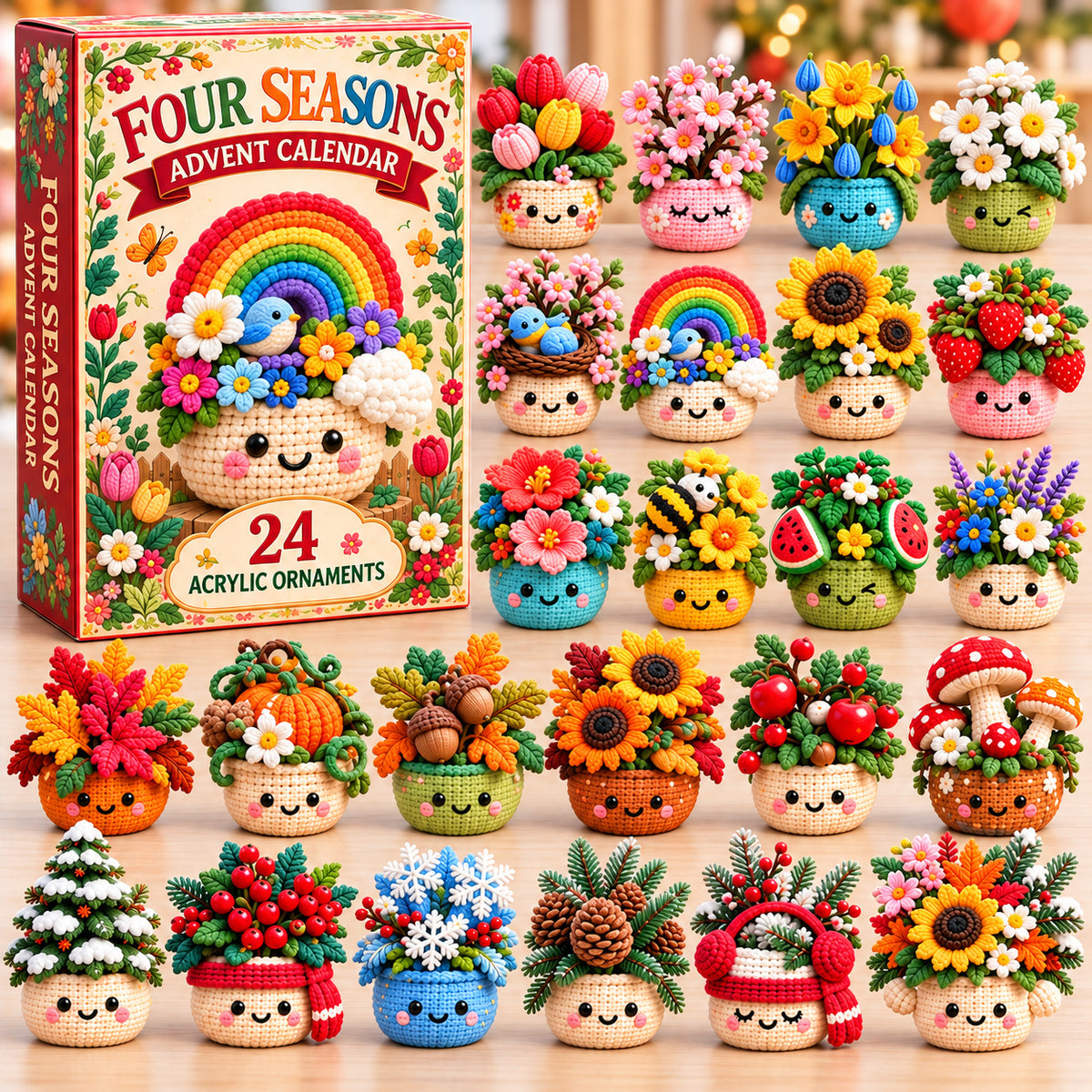 Four Season Crochet Pot Advent Calendar 2026 GFTONPT1409