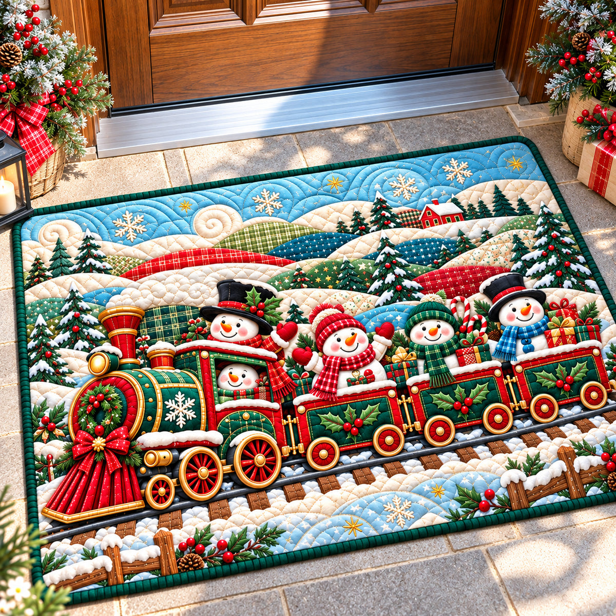 Snowman Friends Doormat GFTONPT1421