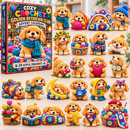 Crochet Golden Retriever Advent Calendar 2026 GFTONPT1463