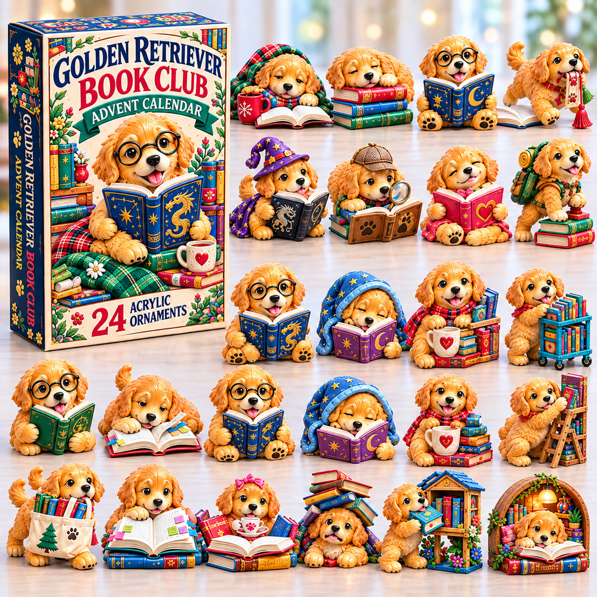 Golden Retriever Book Advent Calendar 2026 GFTONPT1464