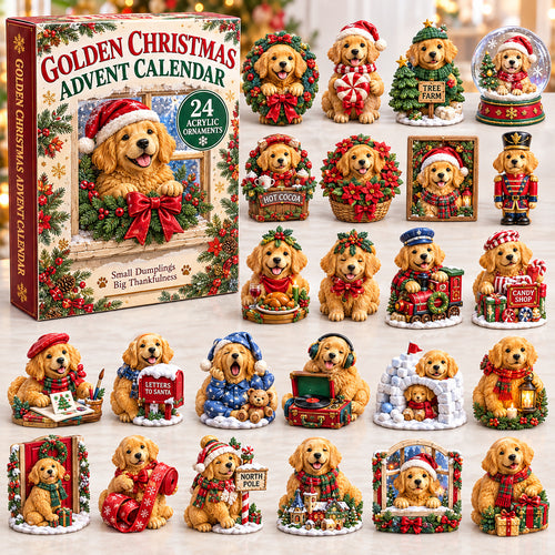 Christmas Golden Retriever Advent Calendar 2026 GFTONPT1467
