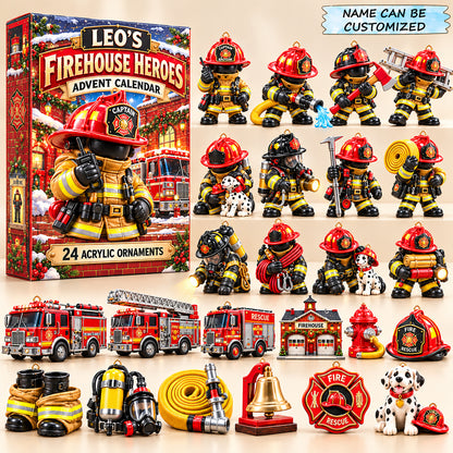 Personalized Firehouse Heroes Advent Calendar 2026 QTCUZ GFTONPT1499