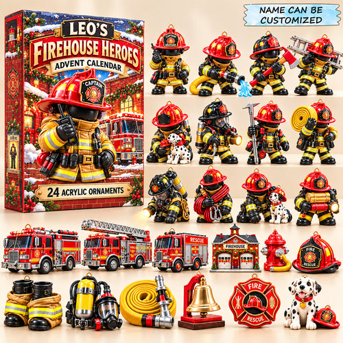 Personalized Firehouse Heroes Advent Calendar 2026 QTCUZ GFTONPT1499