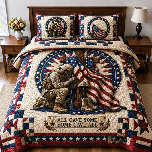 Veterans True Honor 3-Piece Quilted Bedding Set GFTONPT153