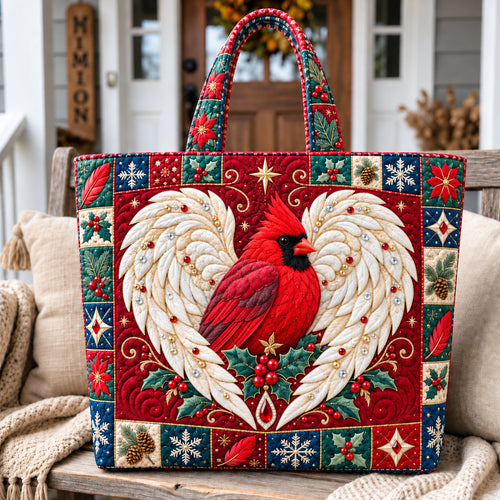 Cardinal Bird Wing Quilted Tote Bag GFTONPT1535