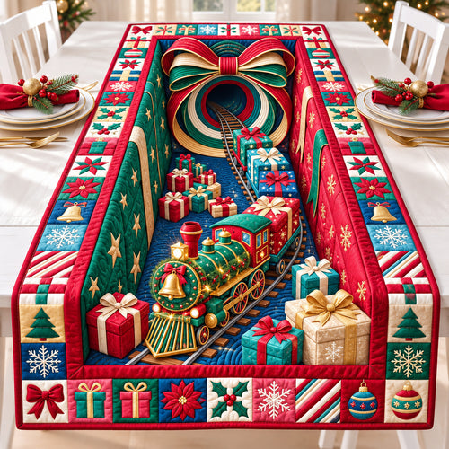 Holiday Express Christmas Quilted Table Runner GFTONPT1590