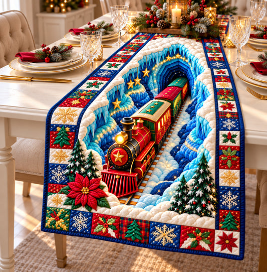Holiday Express Wonderland Quilted Table Runner GFTONPT1592
