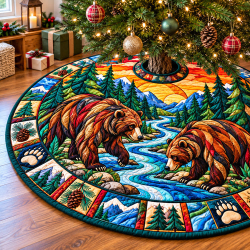 Bear Mountain Dreams Quilted Tree Skirt GFTONPT1600