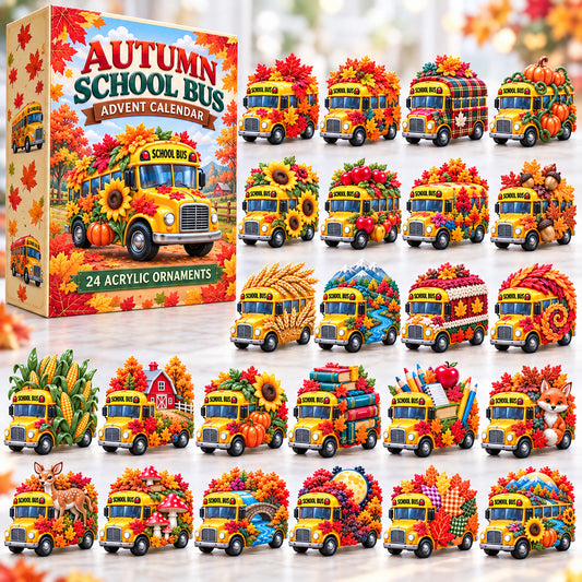 Autumn School Bus Advent Calendar 2026 GFTONPT1601