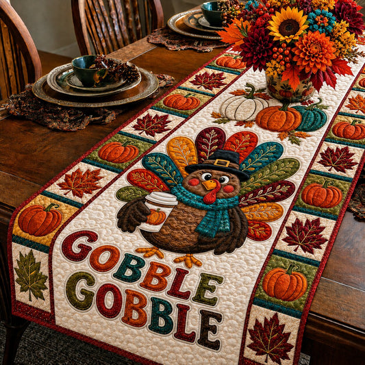 Turkey Warm Hearth Quilted Table Runner GFTONPT165