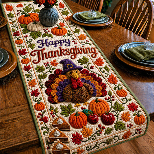Turkey Big Bird Quilted Table Runner GFTONPT167