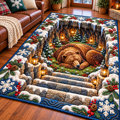 Bear Woodland Journey Area Rug GFTONPT1682