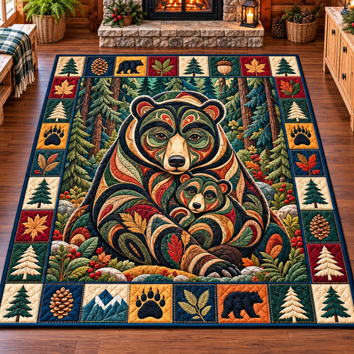 Bear Wilderness Lodge Area Rug GFTONPT1684
