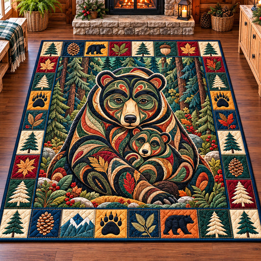 Bear Wilderness Lodge Area Rug GFTONPT1684