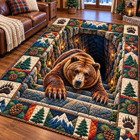 Bear Rustic Adventure Area Rug GFTONPT1685
