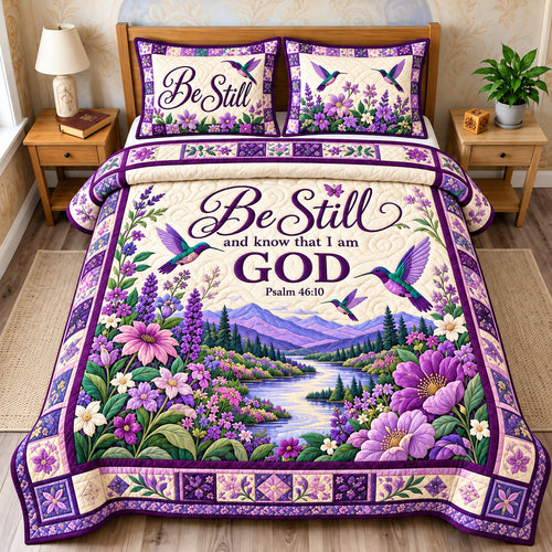 Christian Bible 3-Piece Quilted Bedding Set GFTONPT1705