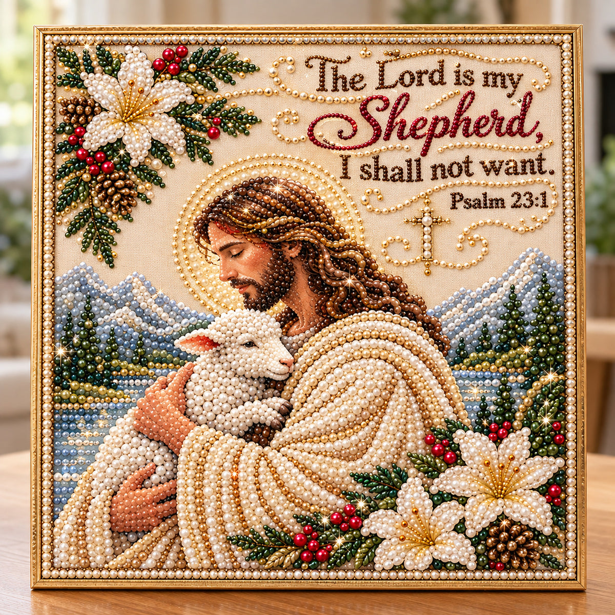 🔥 EARLY CHRISTMAS SALE 49% OFF - Christian Faith DIY Diamond Pearl Art Kit GFTONPT2130
