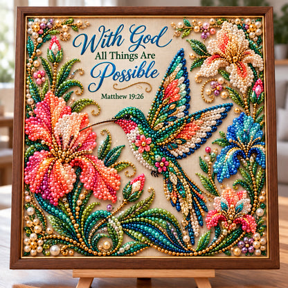 Hummingbird Pearl Fantasy DIY Diamond Pearl Art Kit GFTONPT2168