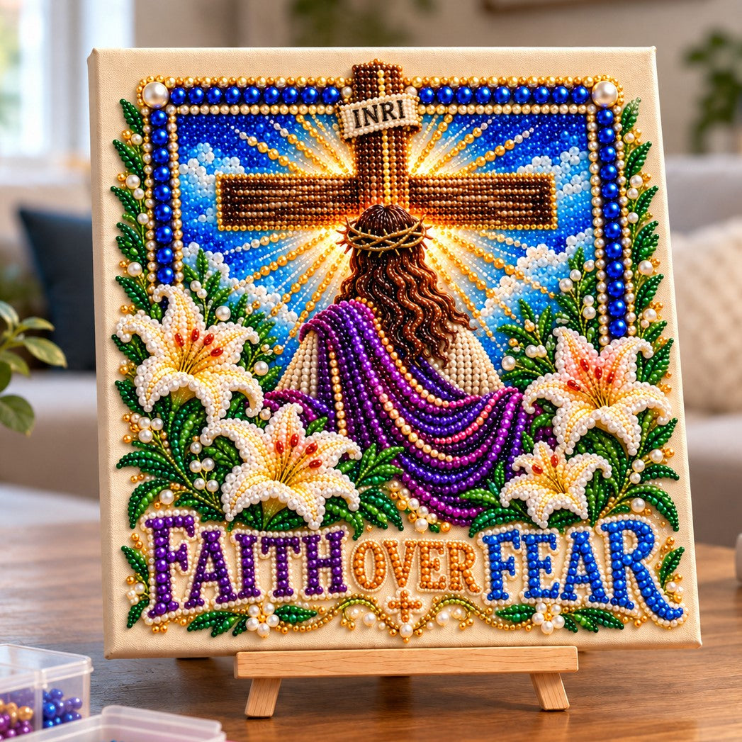 Christian Faith Grace DIY Diamond Pearl Art Kit GFTONPT2189