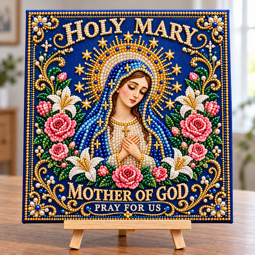 Virgin Mary Majesty DIY Diamond Pearl Art Kit GFTONPT2195